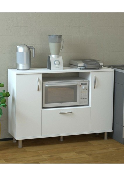 Gökberk GB-2600 Fırın Bölmeli 2 Kalaklı Çok Amaçlı Dolap %100 Mdf