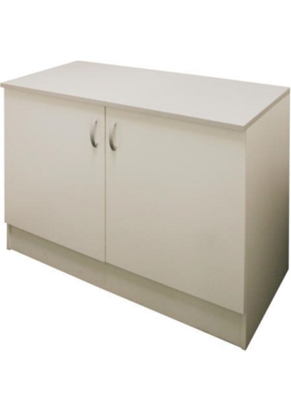 Ate Mutfak Alt Modül 120 cm Beyaz Tezgah Dahil