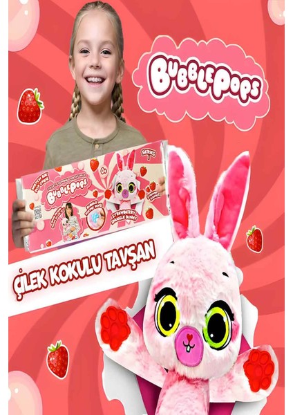 Bubble Pops Strawberry Snuggle Bunny: Kokusuyla Büyüleyen Şişme Peluş Tavşan! fiyatları