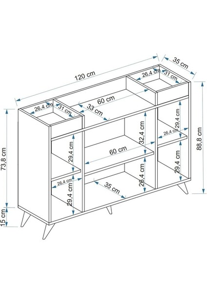 Visar Çok Amaçlı Dolap Atlantikçam fırsatları