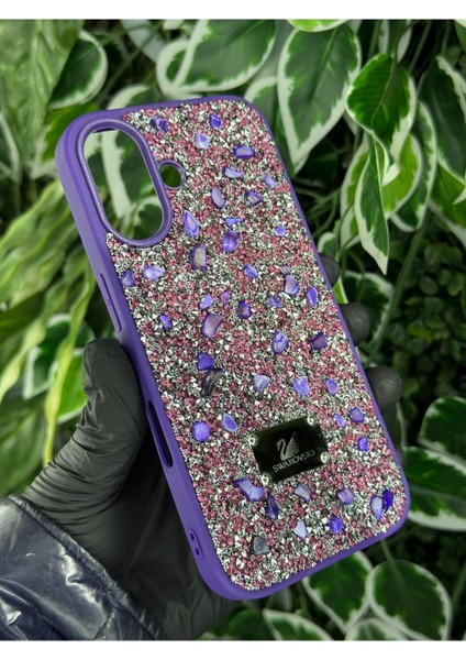 IPHONE 16 Uyumlu Lüx Taşlı Kılıf