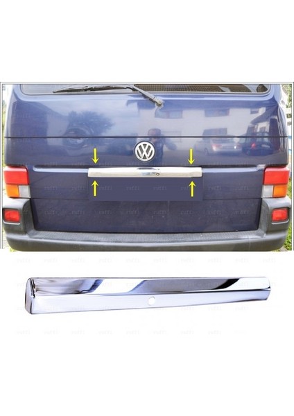 Vw T4 Transporter Krom Bagaj Çıtası 1995-2003 Model Arası Uyumlu P. Çelik