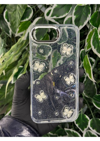 IPHONE 16 E Simli Kelebekli Kılıf modelleri