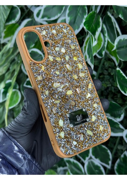 IPHONE 16 Uyumlu Lüx Taşlı Kılıf