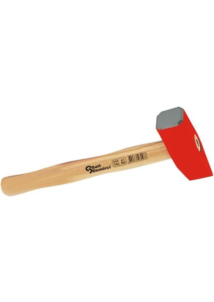 Taşçı Keski Çekiç 1000 gr - Boyalı, Ahşap Saplı
