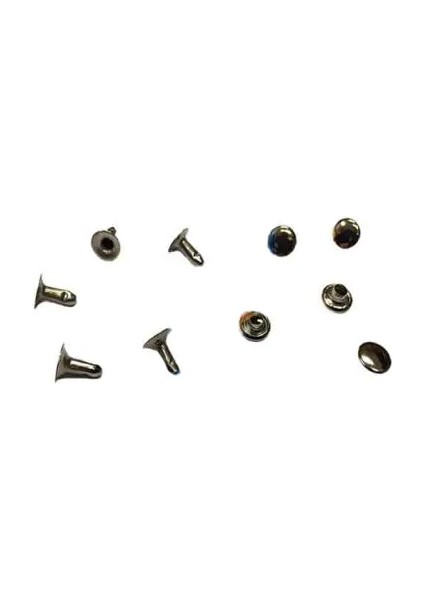 Rivet Perçin - 7mm, Nikel, 1000 Adet