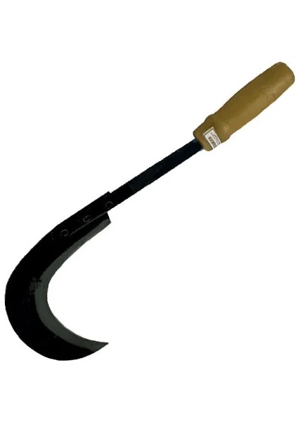 Sürmene Kırmızı Plastik Saplı Orak 43 Cm - Buğday Hasadı