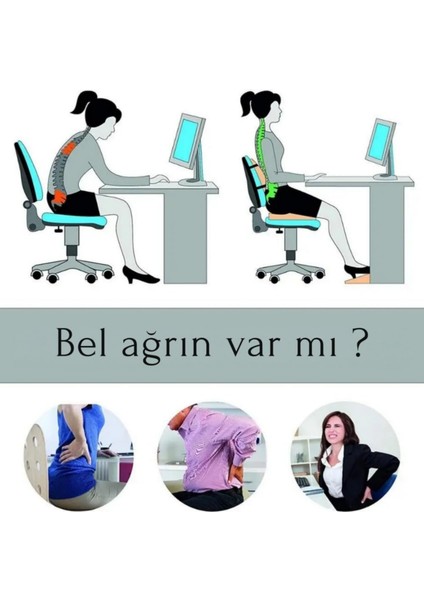 Ortopedik Sırt ve Bel Desteği Minderi – Ergonomik Bel Yastığı, Araç Koltuğu, Ofis Sandalyesi ve Ev Kullanımı Için Bel Minderi modelleri
