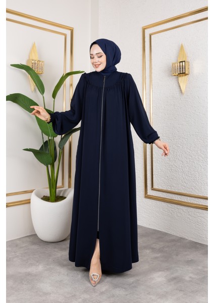 Ön ve Arka Robalı Ferace - Siyah / F0142 modelleri