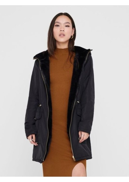 Kadın Çift Taraflı Mont Kürklü Parka - 15208727