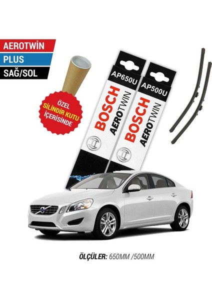 Volvo S60 Silecek Takımı (2010-2014) Bosch Aerotwin Plus