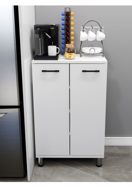 Modüler Çok Amaçlı Mutfak Dolabı 2 Kapaklı , Kendi Dolabını Kendin Tasarla Kn 101