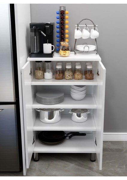 Modüler Çok Amaçlı Mutfak Dolabı 2 Kapaklı , Kendi Dolabını Kendin Tasarla Kn 101 fırsatları