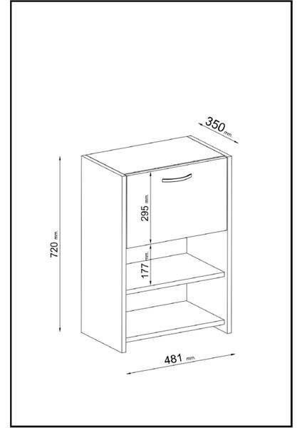 Albina Çok Amaçlı Dolap Kod 2 -Beyaz indirimleri
