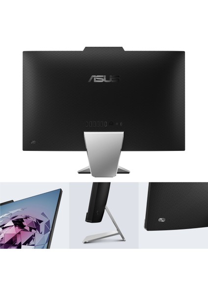 A3402WBAK Intel Core I5-1335U 16GB 2 Tb SSD 23.8" Fhd W11HOME Siyah I58512B0D-TB19 All-in-One Bilgisayar
