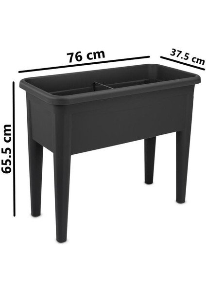 SO-AB03 Dekoratif Ayaklı Bahçe Yetiştirme Saksı 60 Litre No 3 fiyatları