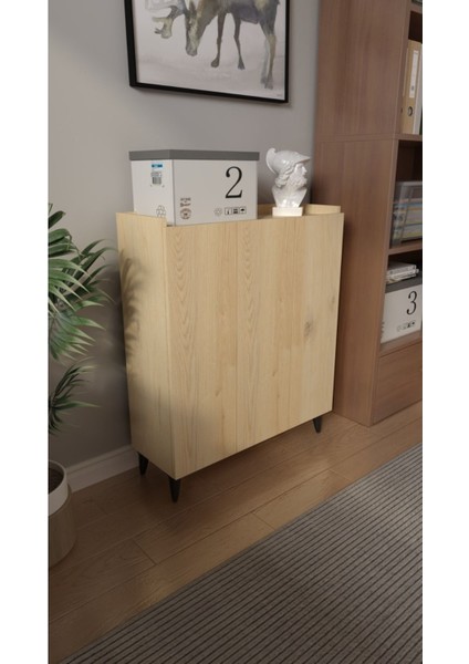 Iliana 3 Kapaklı 4 Raflı Çok Amaçlı Dolap, Banyo Dolabı, Mutfak Dolabı Rivoli fiyatları