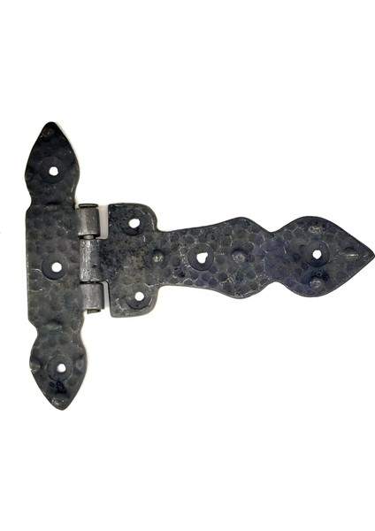 Antika Tarz Dekoratif Pirinç Kuyruklu Düğmeli Menteşe No1 - 117 x 142 Mm, Oksit