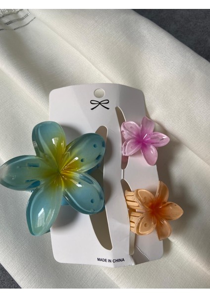 Lotus Toka 3 Lü Set Şık Renklerle şık Modeli ile Su Yeşili-Pembe-Oranj