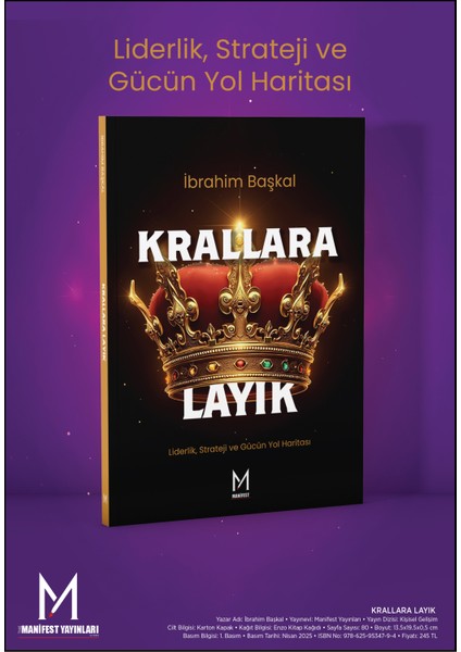 Manifest Yayınları Krallara Layık Ibrahim Başkal 9786259534794 modelleri