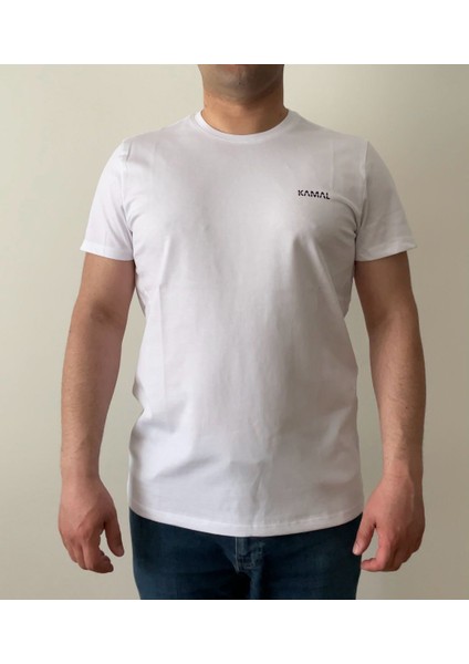Siyah Erkek T-Shirt Bisiklet Yaka, Premium Kumaş, Minimalist Stil