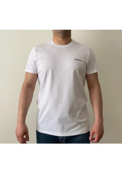 Siyah Erkek T-Shirt Bisiklet Yaka, Premium Kumaş, Minimalist Stil