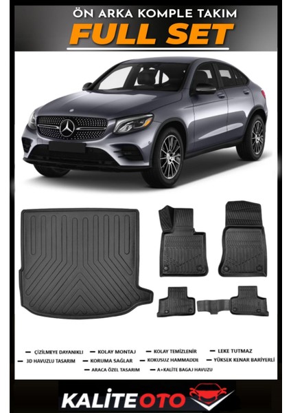 Glc Coupe Bagaj Havuzu+4.5d Havuzlu Paspas Seti 2022 Model