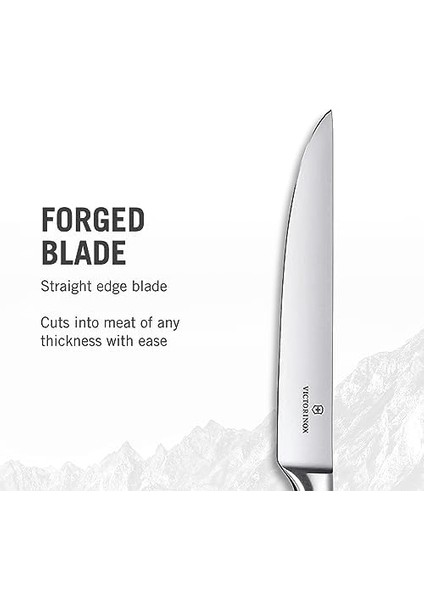 Mutfak Bıçağı Biftek Bıçağı Dövülmüş Gül Ağacı Normal Hediye Kutusu, 12 Cm, 7.7200.12 G