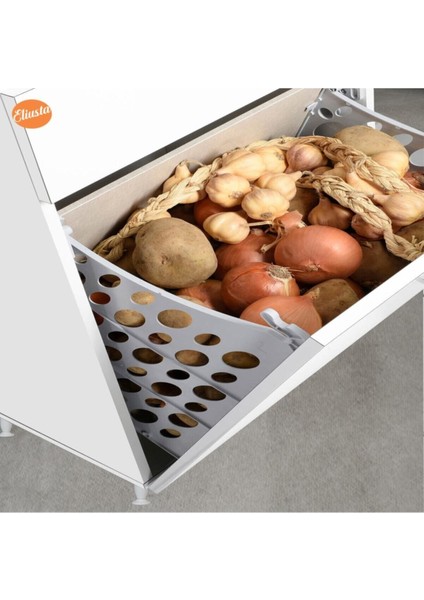 Çok Amaçlı Dolap Sepetli Kirli Çamaşır Dolabı Raflı Mutfak Dolabı Banyo Dolabı indirimleri