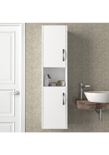 2 Kapaklı Asma Banyo Dolap