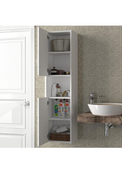 2 Kapaklı Asma Banyo Dolap