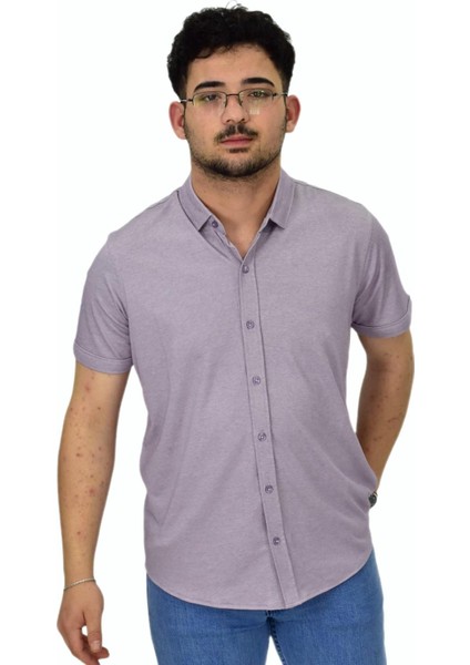 Erkek Gömlek Yaka Düğmeli Merserize Tişört 4680 BGL-ST04531