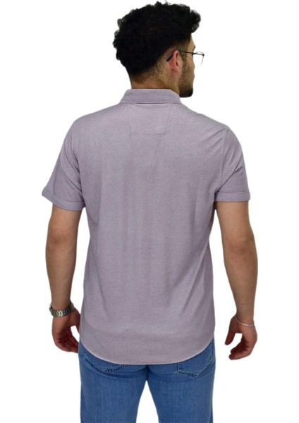 Erkek Gömlek Yaka Düğmeli Merserize Tişört 4680 BGL-ST04531 fırsatları