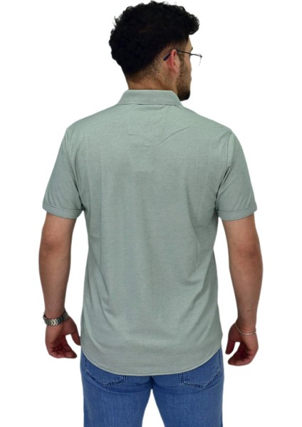 Erkek Gömlek Yaka Düğmeli Merserize Tişört 4680 BGL-ST04531 fırsatları
