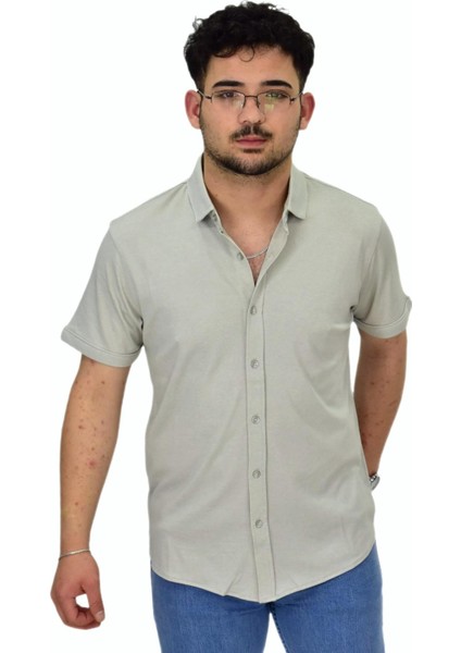 Erkek Gömlek Yaka Düğmeli Merserize Tişört 4680 BGL-ST04531