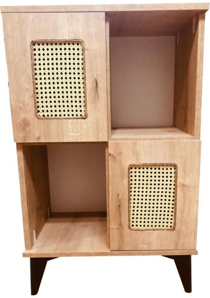 Çok Amaçlı Dolap Tv Dolabı Ayakkabılık Dekorasyon Hazeran Hasır Değişken