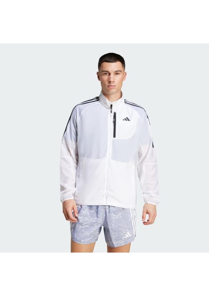 Own The Run 3-Stripes Packable Erkek Ceket