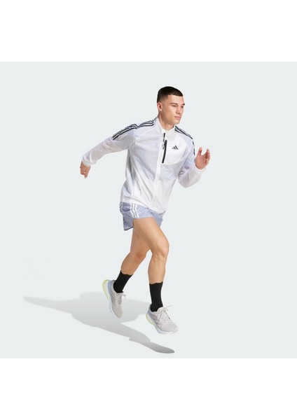 Own The Run 3-Stripes Packable Erkek Ceket