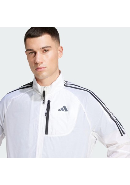 Own The Run 3-Stripes Packable Erkek Ceket