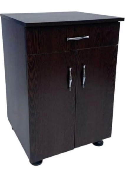 Set Altı Kiler Dolabı Tek Çekmeceli Wenge Kurulu Gönderilir