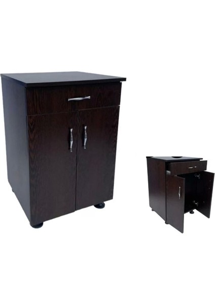 Set Altı Kiler Dolabı Tek Çekmeceli Wenge Kurulu Gönderilir