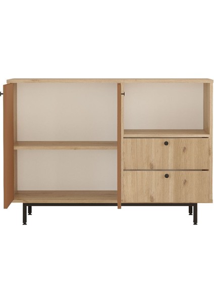 Royce Serisi Kahve Köşesi Çok Amaçlı Dolap Mutfak Dolabı Sepet-Kiremit Re2-Sk indirimleri