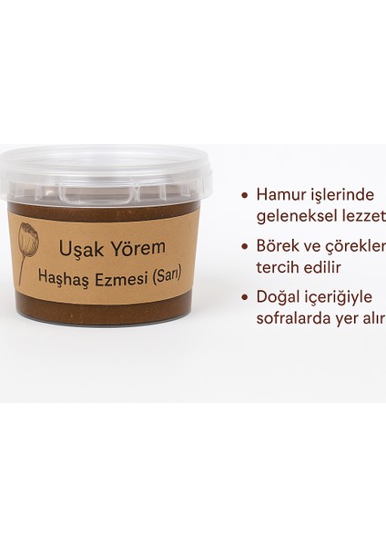 Haşhaş Ezmesi ( Sarı) 400 gr
