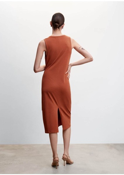 Fiyonklu Cut-Out Detaylı Elbise fırsatları