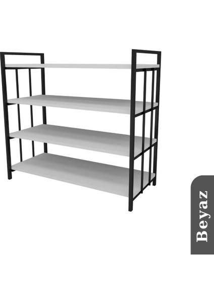 Mutfak Dolabı Raflı Kiler Dolabı Çok Amaçlı Düzenleyici Ayakkabılık Kahve Köşesi Mdf 118 cm