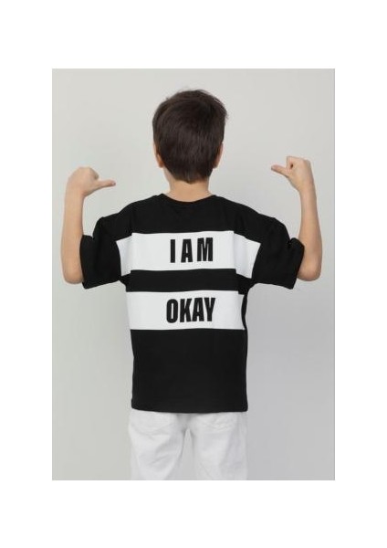 Arkası Yazı Baskılı Erkek Çocuk T-Shirt fiyatları