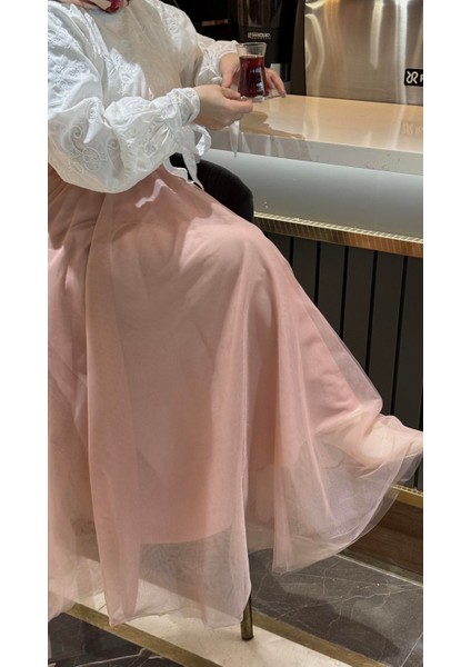 Kabarık Tül Etek Pembe fiyatları