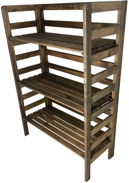 Doğal Ahşap Banyo Düzenleyici Organizer Havlu Dolabı A-70-1 indirimleri