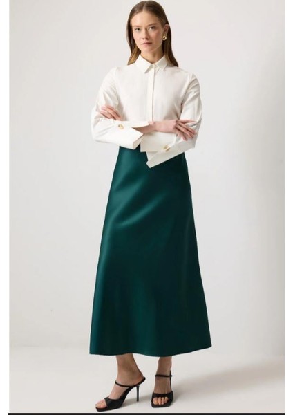 Basic Saten Etek Yeşil fiyatları