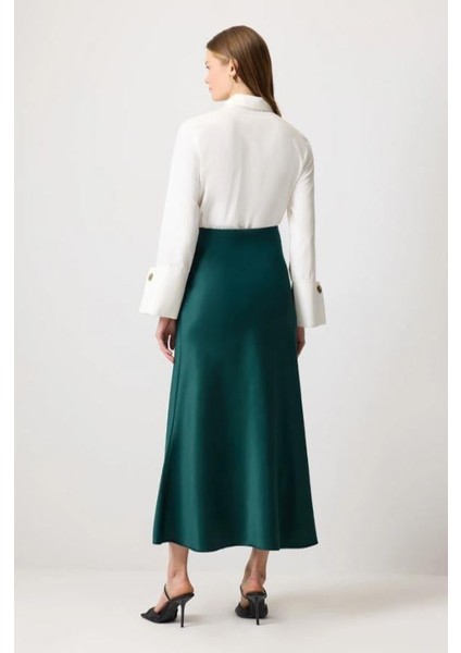 Basic Saten Etek Yeşil fırsatları